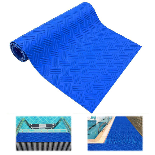 Pool Ladder Mat, NonSlip Step Mat, Pool Protection Mat, 90 x 23 cm