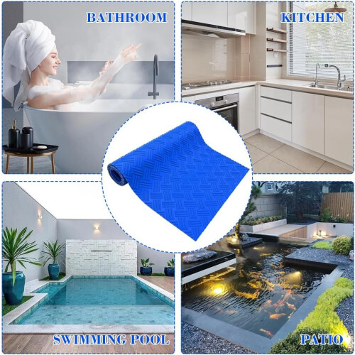 Pool Ladder Mat, NonSlip Step Mat, Pool Protection Mat, 90 x 23 cm 1