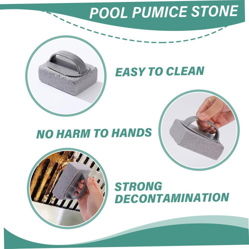 6pcs Pool Bimsstein Effective Cleaning Grill Stone with Handle Multi Purpose Pumice 1