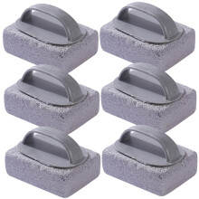 6pcs Pool Bimsstein Effective Cleaning Grill Stone with Handle Multi Purpose Pumice