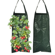 2 Pack Hanging Plant Bags Hanging Plant Bags with 8 Holes for Flowers, Strawberry Tomatoes, Breathable Ref: 9337