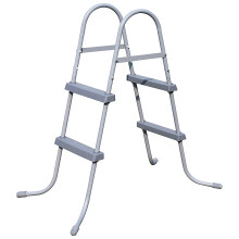 Pool Ladder Entry Height 84 cm Pool Stairs Safety Ladder Swimming Pool Pool Ladder 2 x 2 Steps