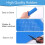 Pool Underlay, 90 x 23 cm, NonSlip Protective Mat for Pool Ladder, Steps 3