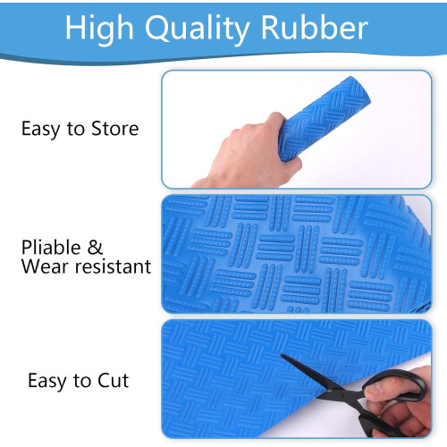 Pool Underlay, 90 x 23 cm, NonSlip Protective Mat for Pool Ladder, Steps 2