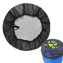 Rain Butt Net Cover with Adjustable Drawstring, Fits Most Standard Water Butt