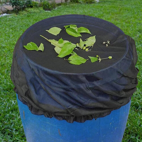 Rain Butt Net Cover with Adjustable Drawstring, Fits Most Standard Water Butt 1