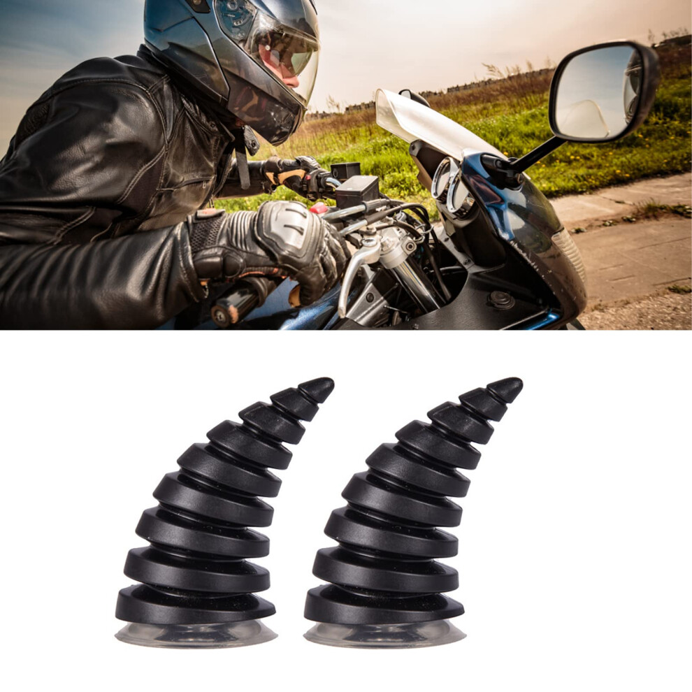 Motorcycle Helmet Horn, Decorative 2Pcs Universal Helmet Devil Horn For Bicycle Ref: 2544 Black 6276012802404