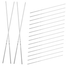 Stainless steel grill skewers for shish kebab BBQ accessories