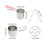 Small Stainless Steel Deep Fryer Set 5-Piece Kitchen 2