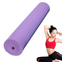 Fitness Yoga Mat, HighDensity,, Thick, EVA, NonSlip for Women and Men Purple