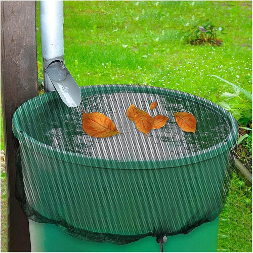 Rain Butt Net Cover Mesh for Water Collection AntiMosquito (1 Black) 1