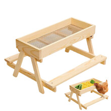 Hhner Picknicktisch Outdoor feeding station for Ducks and Squirrels Keeps Feed Fresh Dry for Poultry in the Garden