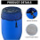 Rain barrel net cover with drawstring, ect protection, garden supplies (100cm) 5