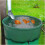 Rain barrel net cover with drawstring, ect protection, garden supplies (100cm) 3
