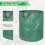 Garden Waste Sacks 3 x 272 L  SelfStanding, Robust  Foldable 5