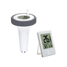 Digital swimming pool thermometer, floating outdoor thermometer for swimming pools, bathrooms, aquariums