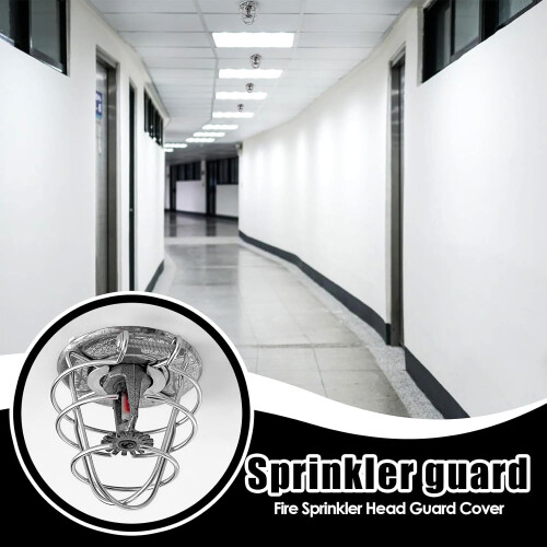Fire Sprinkler Head Guard, Carbon Steel Protective Bracket Cage, 7.5x6.7cm 1