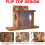 squirrel feeder, squirrel feeder house, backyard nut bar for trees 5