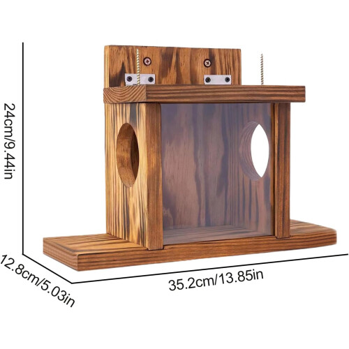 squirrel feeder, squirrel feeder house, backyard nut bar for trees 2