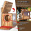Horned hedgehog feeder from carbonized wood for corn peanuts 5