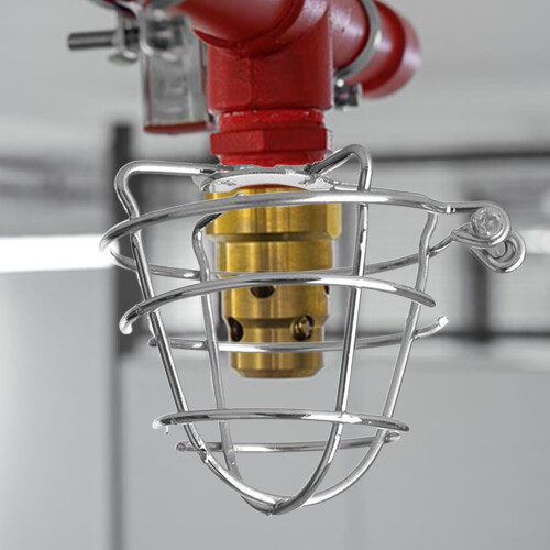 Sprinkler head cover  Robust fire protection covers for ceilings 1