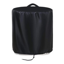 round fire pit cover, weatherproof wrap, durable protection sheet, windproof shield 5636cm