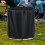 round fire pit cover, weatherproof wrap, durable protection sheet, windproof shield 5636cm 2
