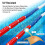 Swimming lane rope with floats, divider, marking, end barrier for pools 4