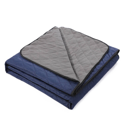 Water-Resistant Camping Blanket 78.7"x55.1" Black/Blue