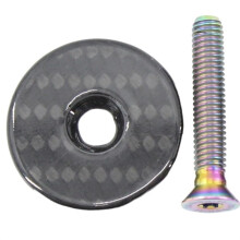Carbon Top Caps Titanium Screws M6 x 35 mm Ahead Cap