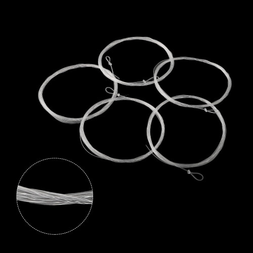 9ft Clear Nylon Tapered Fishing Line with Loop 1 piece Ref: 9611 1