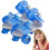 Roller Skates, Quad Skates with 4 Wheels, Adjustable Sizes for Beginners, blue 5