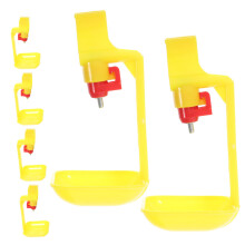Poultry drinker Chicken drinker 6tlg For chicken coop household Poultry drinking cups