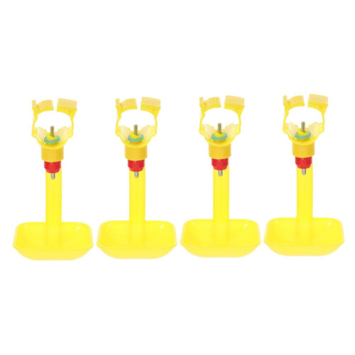 Hanging chicken water bowls 4pack Automatic chicken water cups Poultry PP material