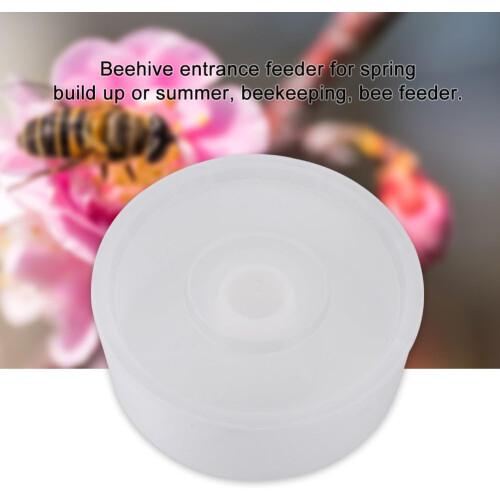 Bee Water Feeder, 2L Reusable Plastic Bee Water Feed, Beehive Drinking Bowl, Bee Feeder Beekeeping Tool 2
