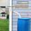 Rainwater Collection System, Rain Butt Diverter Kit for 2 x 3 Downpipe, White 4