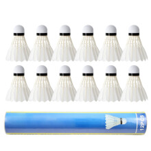 Badminton Feather Trainer, 12 Training Balls, Speed Shuttlecock for Youth Players