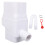 Rainwater Collection System, Rain Butt Diverter Kit for 2 x 3 Downpipe, White 1