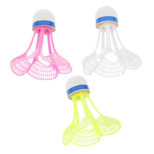Windproof Badminton Training Birdie Pack of 3