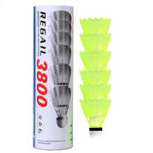 Nylon Shuttlecocks for Badminton Yellow Shuttlecocks for Indoor and Outdoor Sports Ideal for School and Fitness Activities