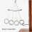 Wooden Hook and Ring Game 25x20cm Black Home Fun 4