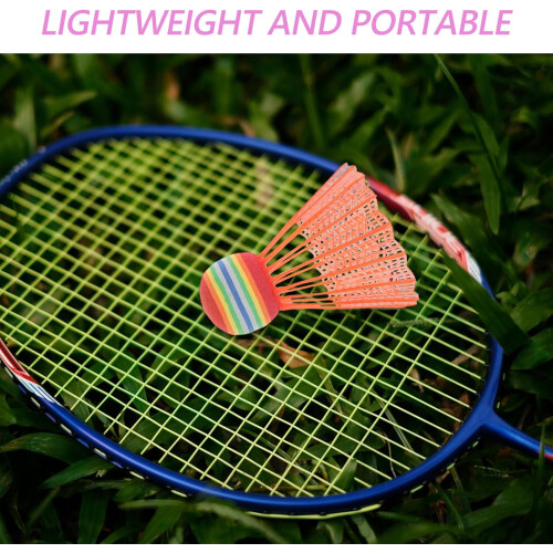 12 Pcs Badminton Birdie Plastic Shuttlecocks For Indoor Outdoor Training 2