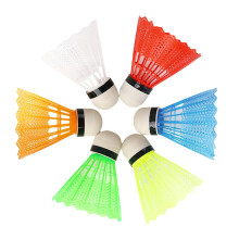 Badminton Shuttlecocks, Colourful Outdoor Game for Beach, Playgrounds  Pack of 6