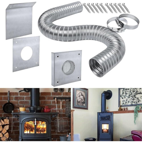 The indispensable accessory for every pellet stove. The effective fresh air intake set. 1