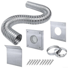 The indispensable accessory for every pellet stove. The effective fresh air intake set.