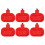 6 pieces Automatic Poultry Water Cups, G1/8 thread, Thickened Drinking Bowl 1