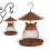 Antisquirrel birdhouse, squirrelproof bird feeder, decorative for outdoors 1