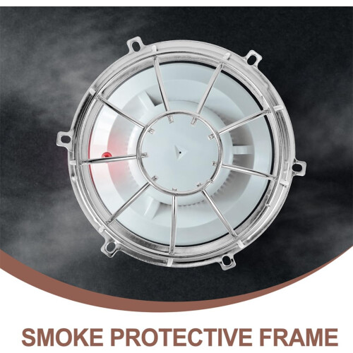 Sensor Grille Fire Sprinkler Cover for Cooking Protection Silver Iron 2