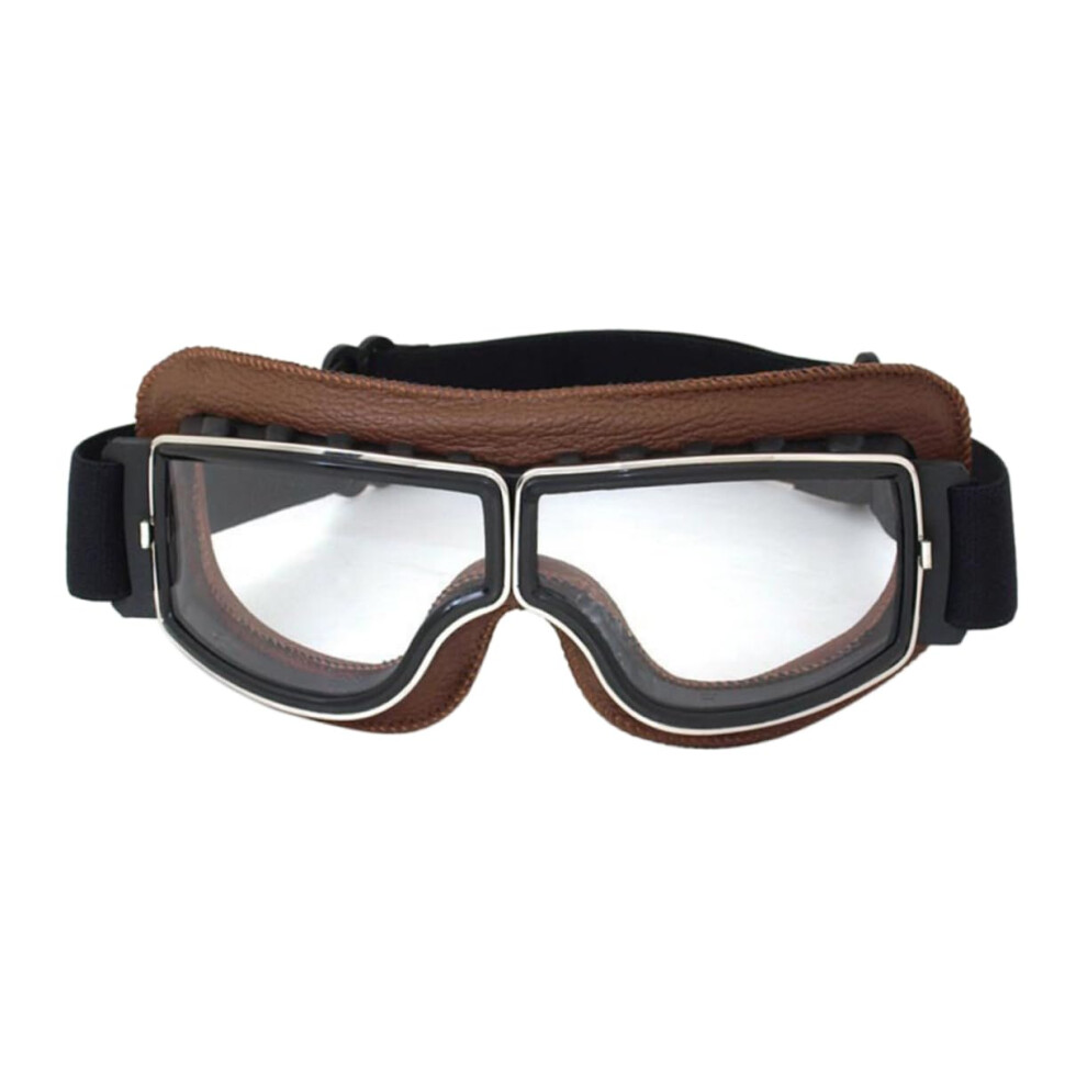 Ski and Motorcycle Goggles for Men and Women, Brown Frame,-image-OPC-PJ299BD-NEW