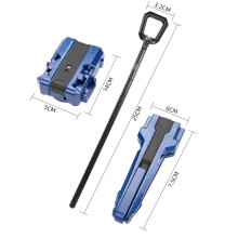 (Blue Set) X Beyblade Series Spin Manual Launcher For Kids Hobbyists Gifts Durable Toy